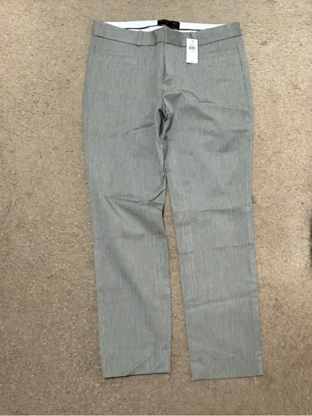 Banana Republic Gray Straight-Leg Women's Dress Pants